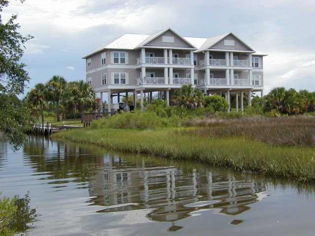 Florida Waterfront Condo with Spectacular View of the Gulf in Horseshoe Beach.