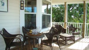 Florida Waterfront Home with Gulf View - Horseshoe Beach, Florida - Compass Realty of North Florida - porch